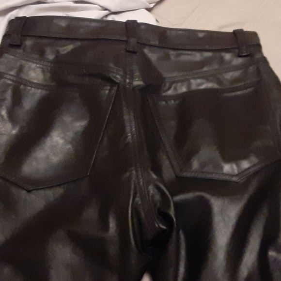 Gap Mens Leather Pants - Picture 5 of 8